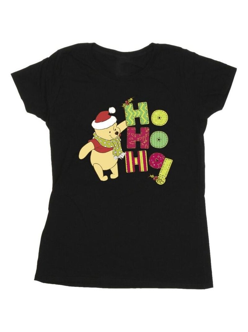 Disney - T-shirt HO HO HO Noir - Kiabi