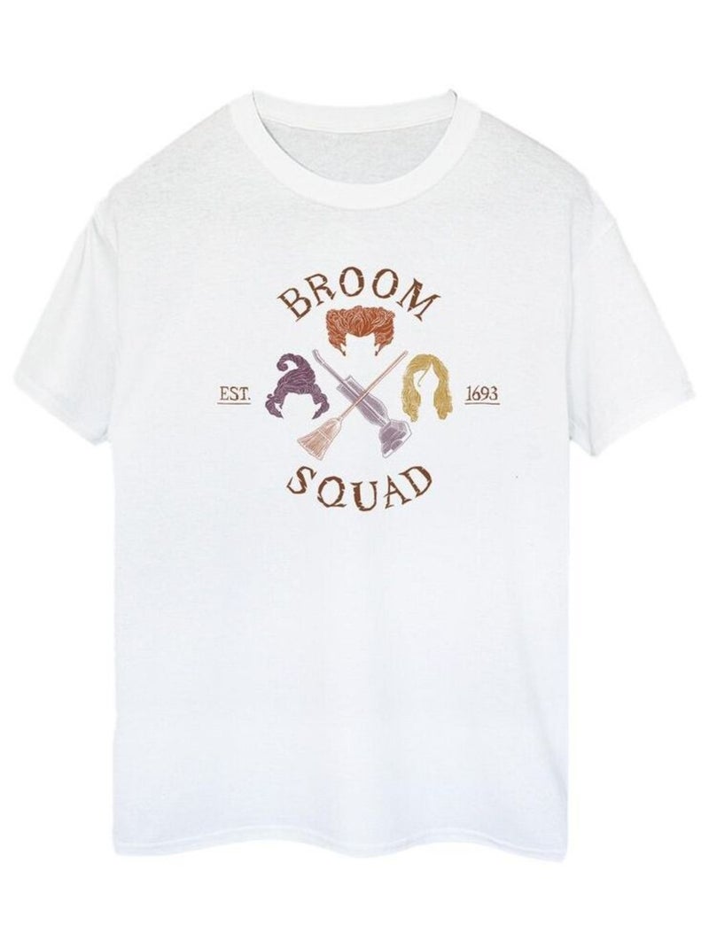 Disney - T-shirt HOCUS POCUS BROOM SQUAD Blanc - Kiabi