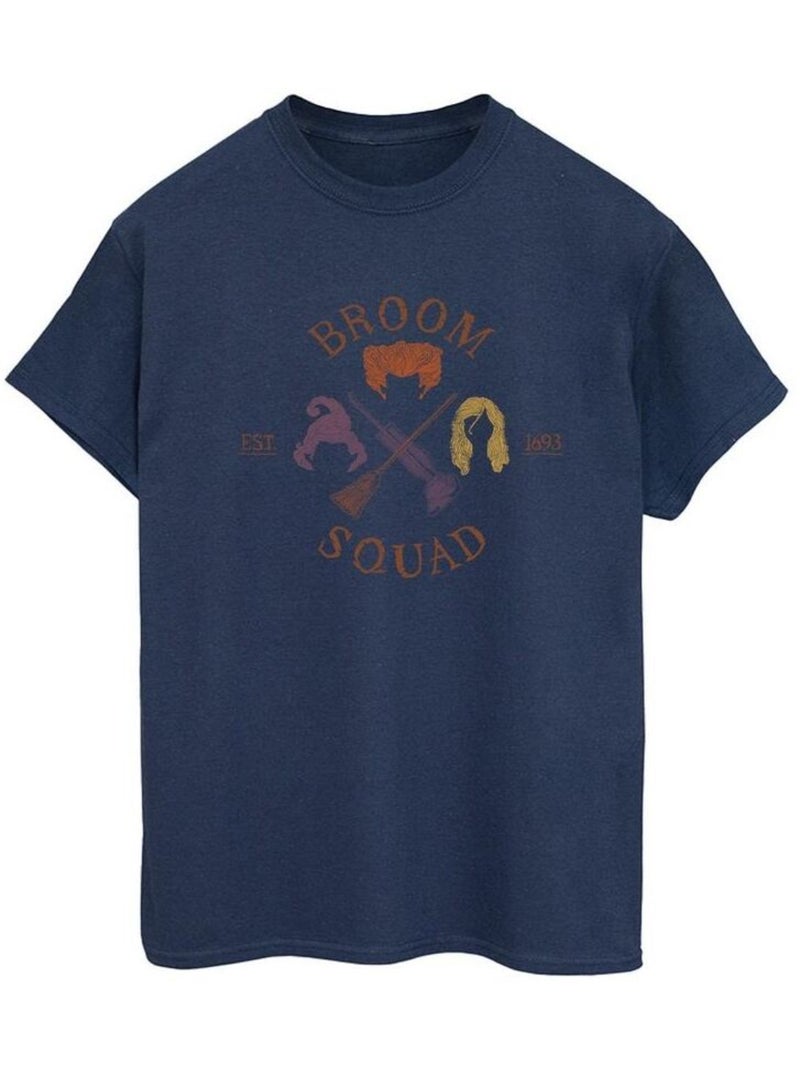 Disney - T-shirt HOCUS POCUS BROOM SQUAD Bleu marine - Kiabi