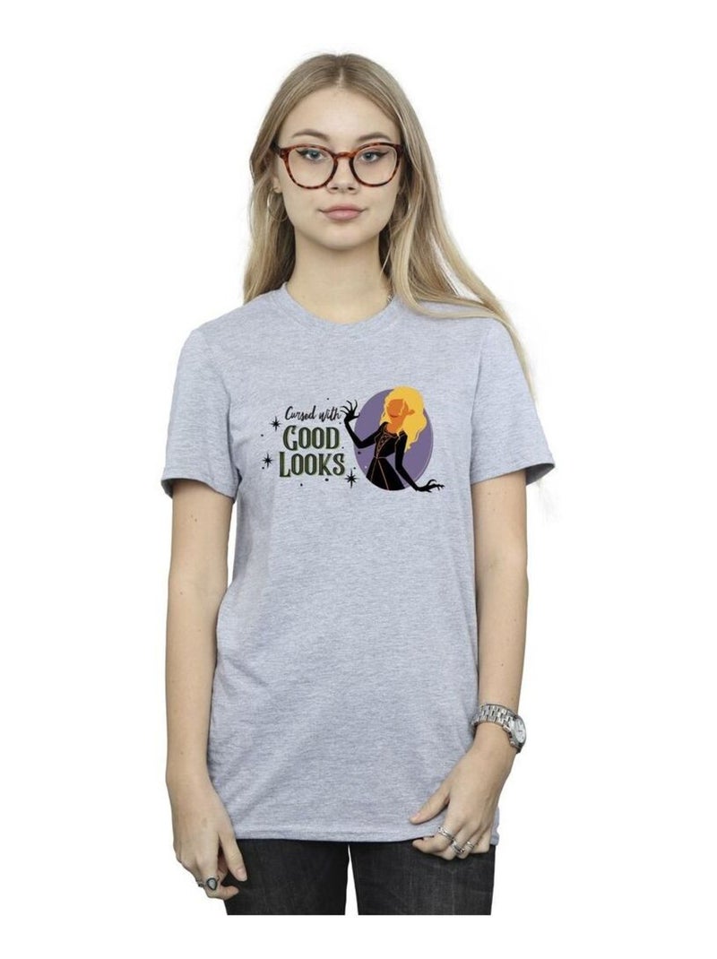 Disney - T-shirt HOCUS POCUS CURSED Gris chiné - Kiabi