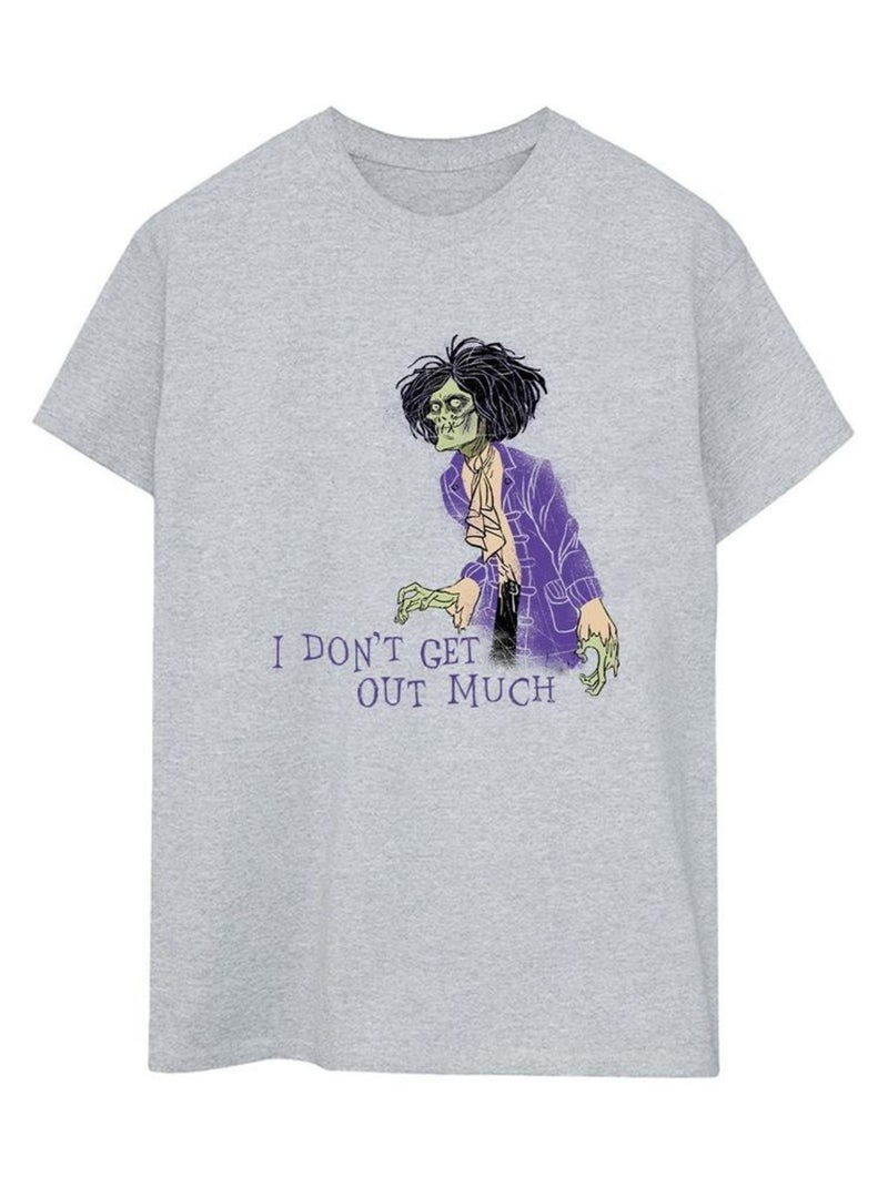 Disney - T-shirt HOCUS POCUS DON'T GET OUT MUCH Gris chiné - Kiabi