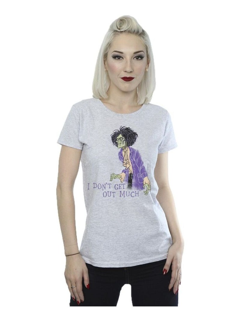 Disney - T-shirt HOCUS POCUS DON'T GET OUT MUCH Gris chiné - Kiabi