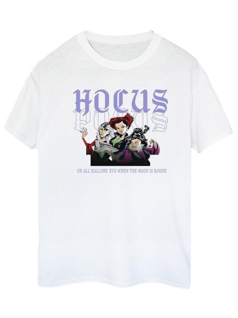 Disney - T-shirt HOCUS POCUS HALLOWS EVE Blanc - Kiabi