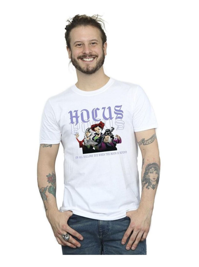 Disney - T-shirt HOCUS POCUS HALLOWS EVE Blanc - Kiabi