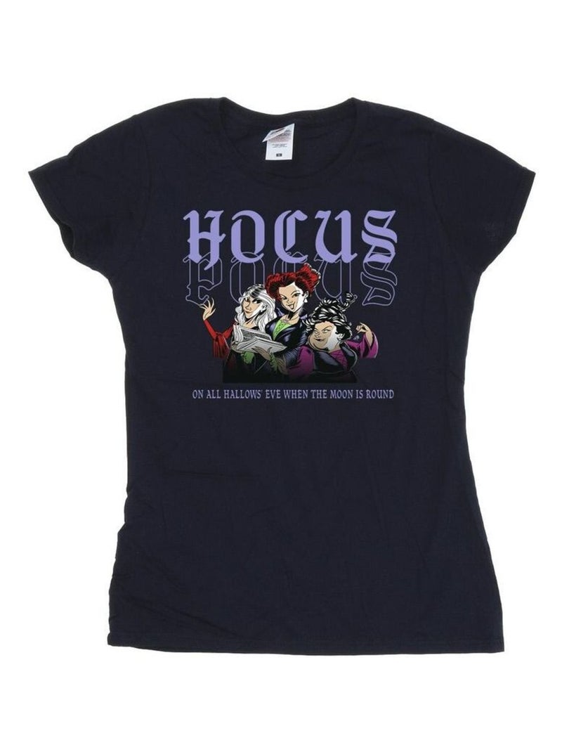 Disney - T-shirt HOCUS POCUS HALLOWS EVE Bleu marine - Kiabi