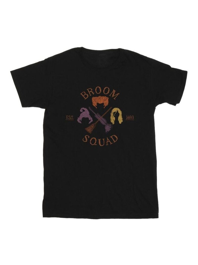 Disney - T-shirt Hocus Pocus: les trois sorcières BROOM SQUAD Noir - Kiabi