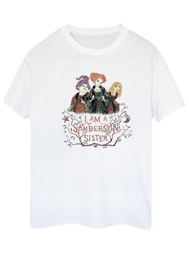 Disney - T-shirt Hocus Pocus: les trois sorcières SANDERSON SISTER Blanc - Kiabi