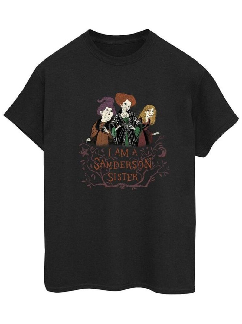 Disney - T-shirt Hocus Pocus: les trois sorcières SANDERSON SISTER Noir - Kiabi