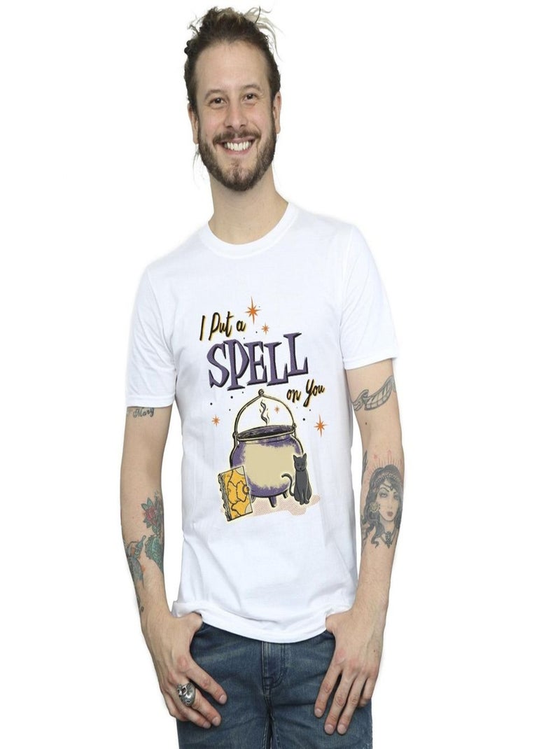 Disney - T-shirt HOCUS POCUS SPELL ON YOU Blanc - Kiabi
