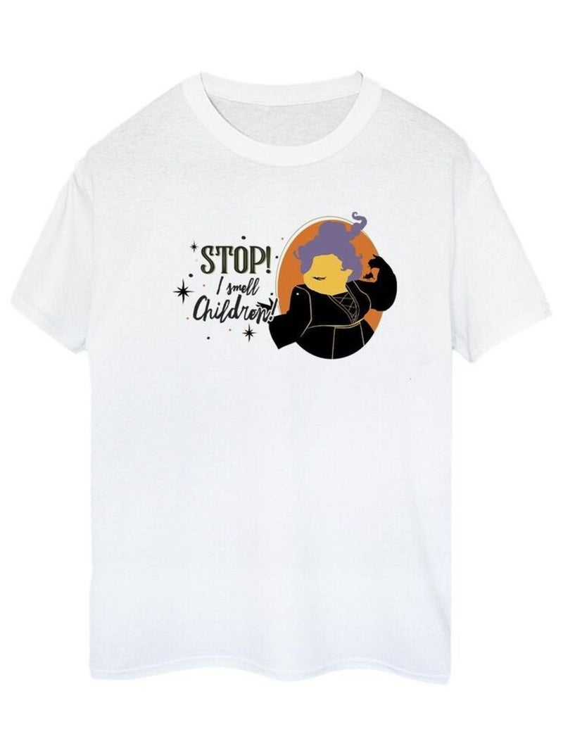 Disney - T-shirt HOCUS POCUS STOP MARY Blanc - Kiabi