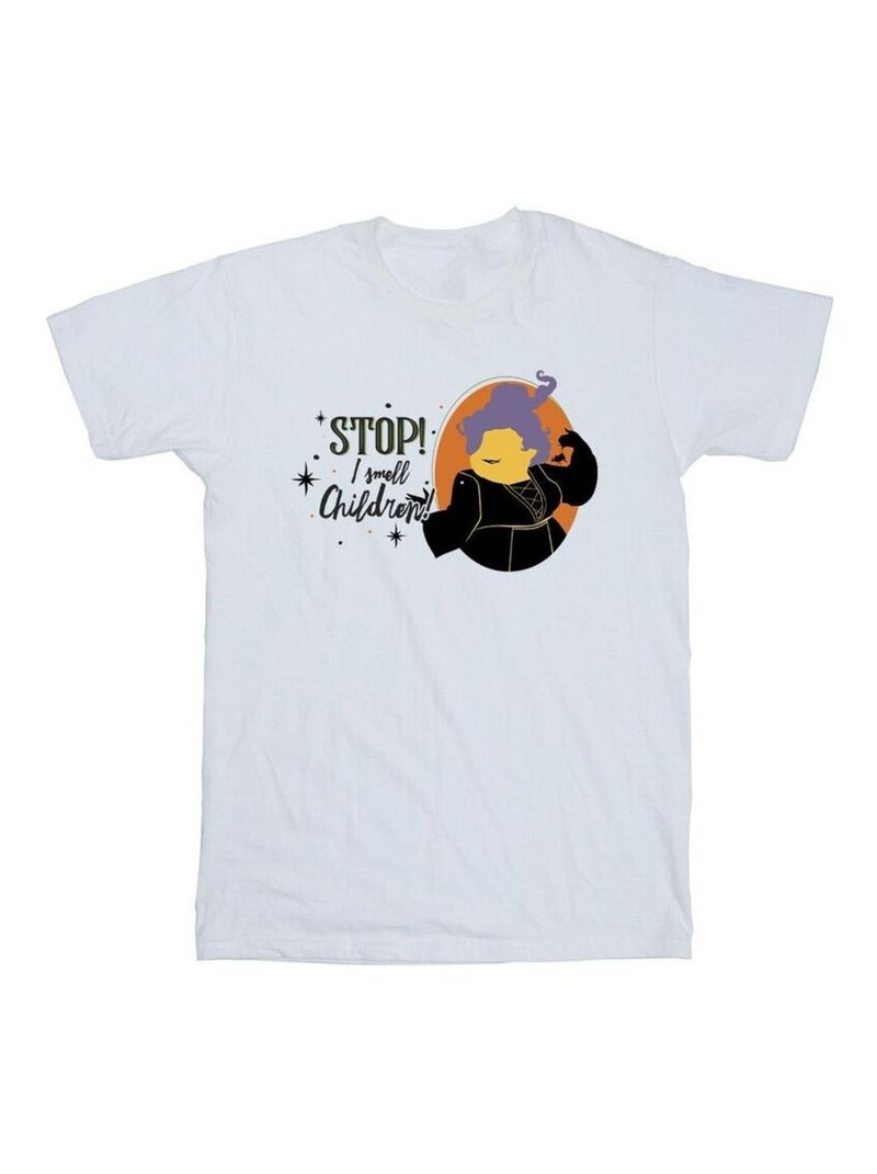 Disney - T-shirt HOCUS POCUS STOP MARY Blanc - Kiabi