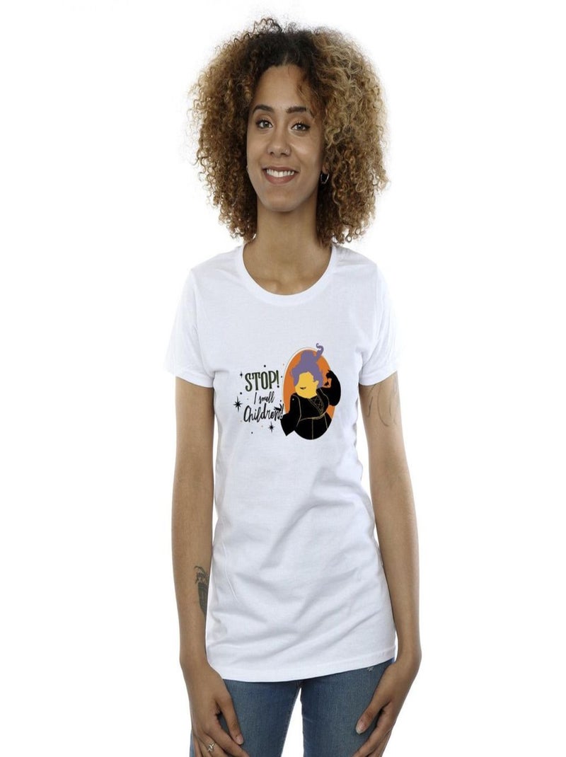 Disney - T-shirt HOCUS POCUS STOP MARY Blanc - Kiabi