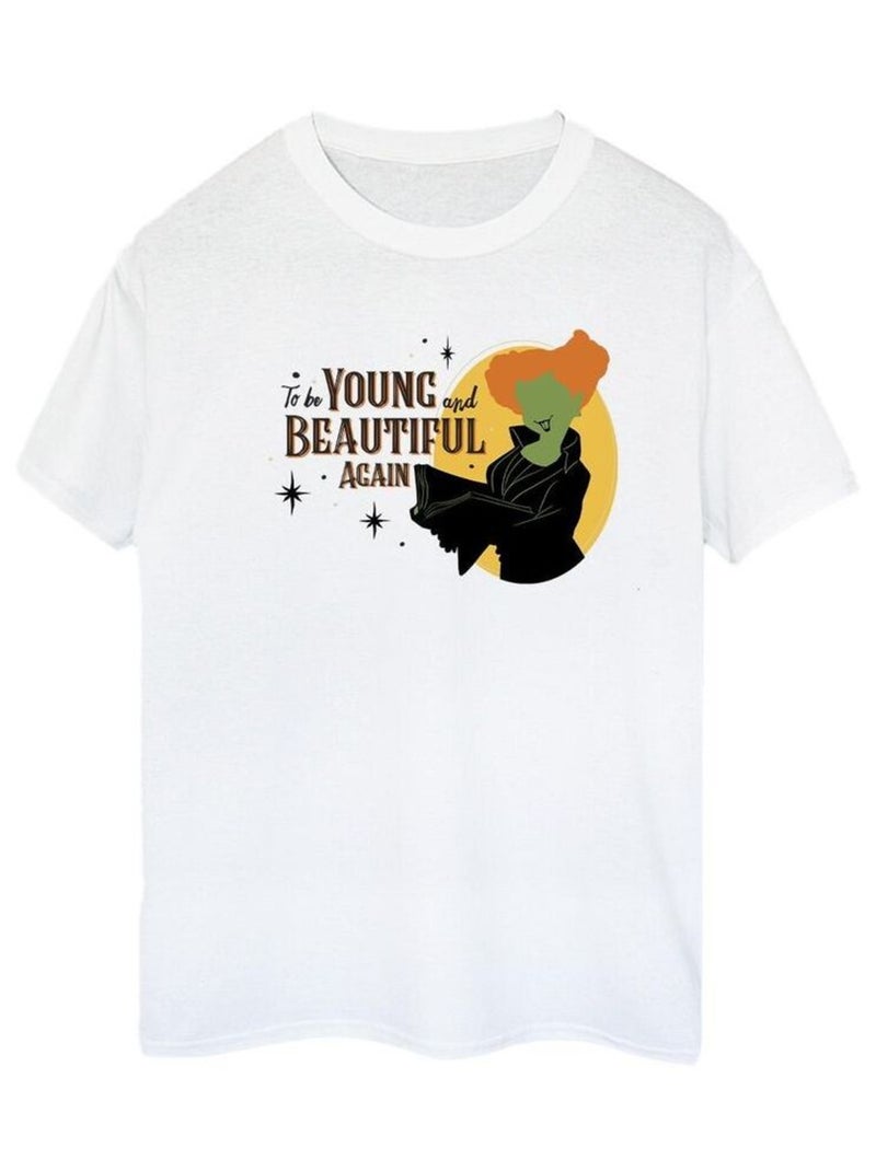 Disney - T-shirt HOCUS POCUS TO BE WINIFRED Blanc - Kiabi