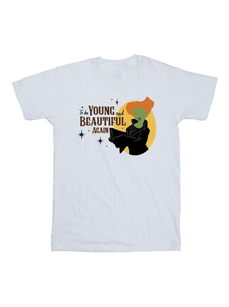 Disney - T-shirt HOCUS POCUS TO BE WINIFRED Blanc - Kiabi