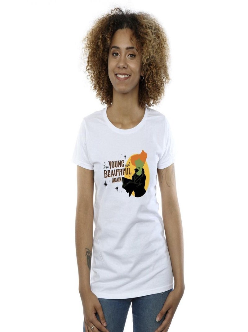 Disney - T-shirt HOCUS POCUS TO BE WINIFRED Blanc - Kiabi