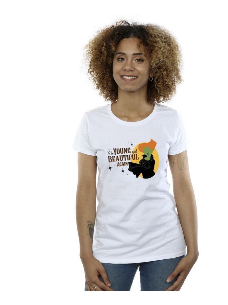Disney - T-shirt HOCUS POCUS TO BE WINIFRED Blanc - Kiabi