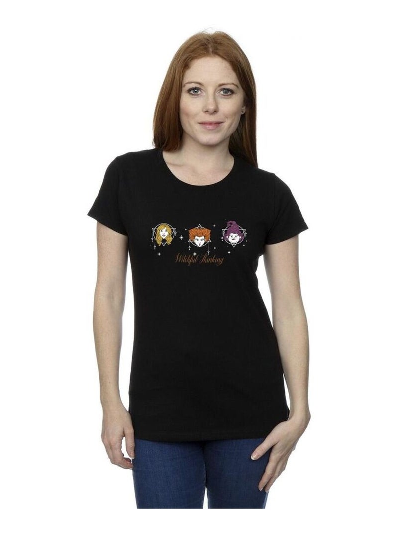 Disney - T-shirt HOCUS POCUS WITCHFUL THINKING Noir - Kiabi
