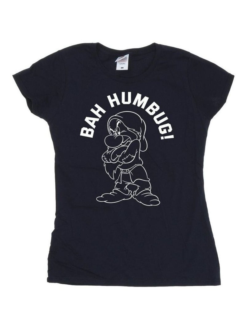 Disney - T-shirt HUMBUG Bleu marine - Kiabi