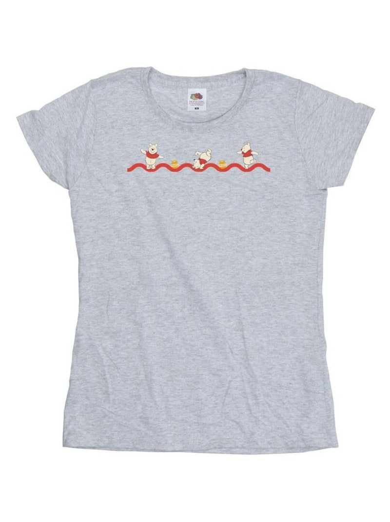 Disney - T-shirt HUNNY Gris chiné - Kiabi