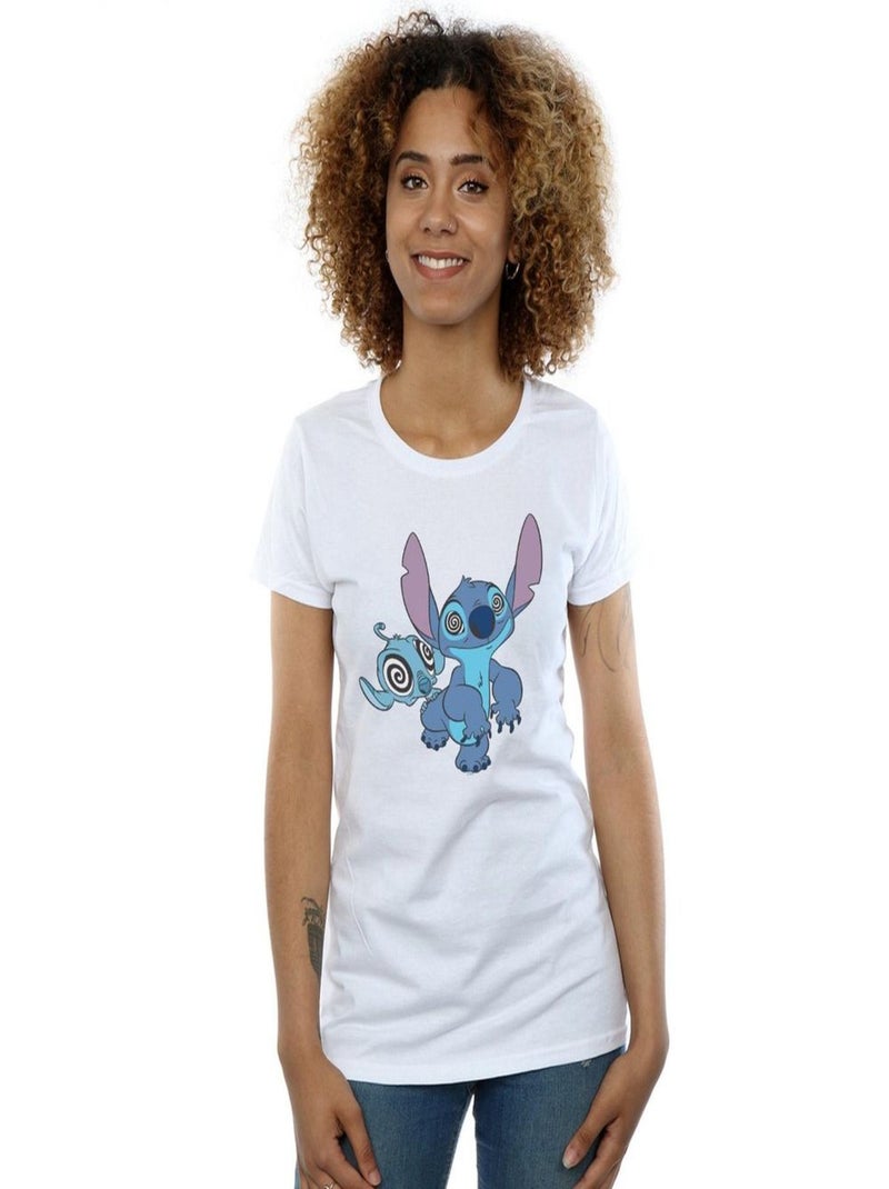 Disney - T-shirt HYPNOTIZED Blanc - Kiabi