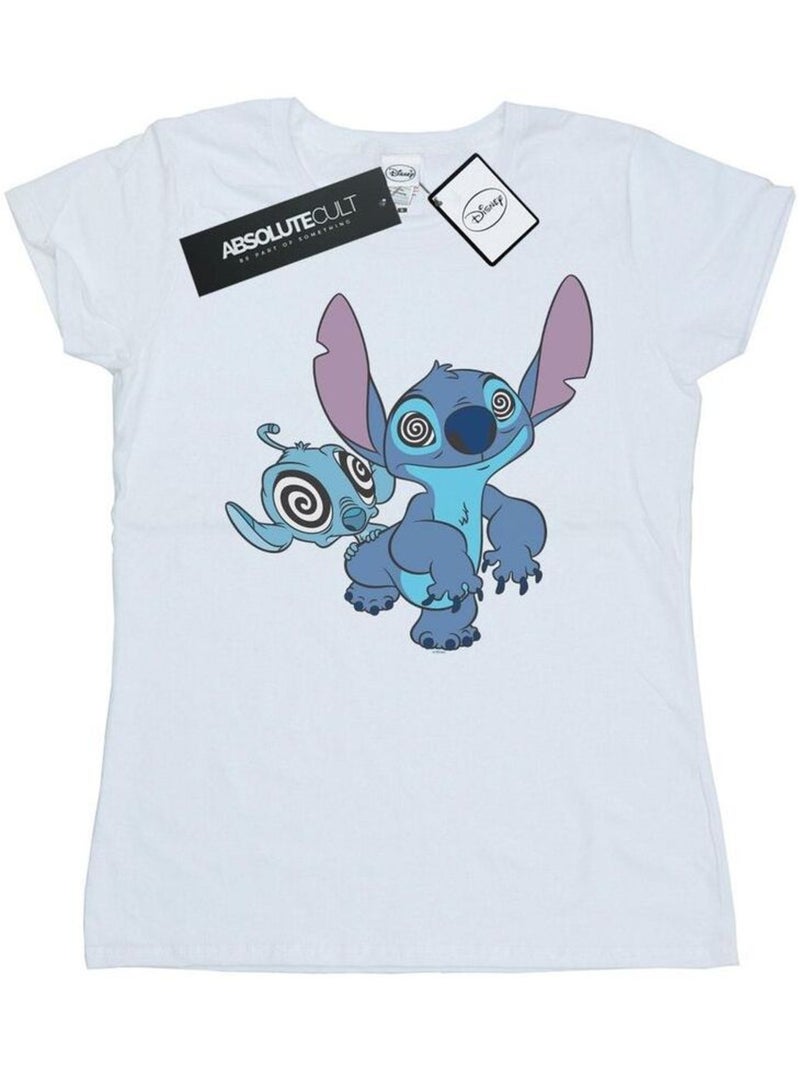 Disney - T-shirt HYPNOTIZED Blanc - Kiabi