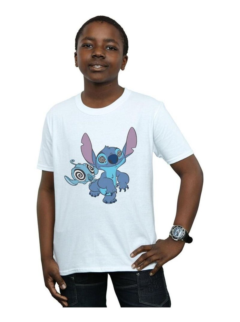 Disney - T-shirt HYPNOTIZED Blanc - Kiabi