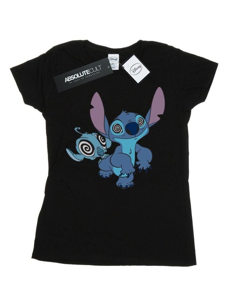 Disney - T-shirt HYPNOTIZED Noir - Kiabi