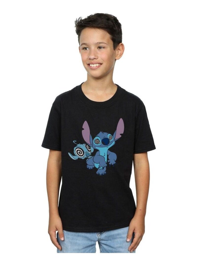 Disney - T-shirt HYPNOTIZED Noir - Kiabi