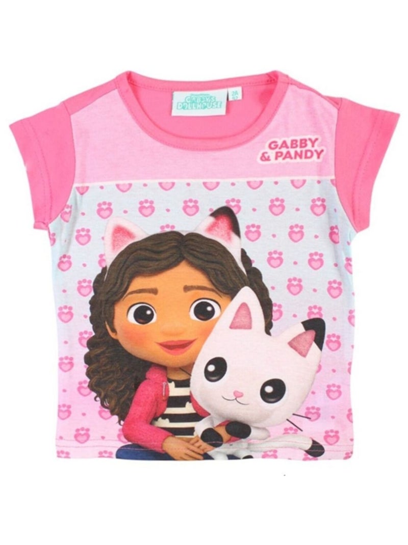 Disney - T-shirt imprimé Gabby en coton Rose - Kiabi