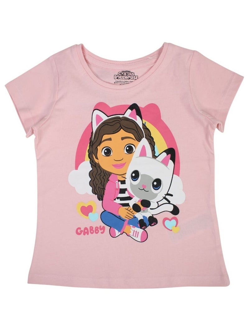 Disney - T-shirt imprimé Gabby en coton Rose - Kiabi