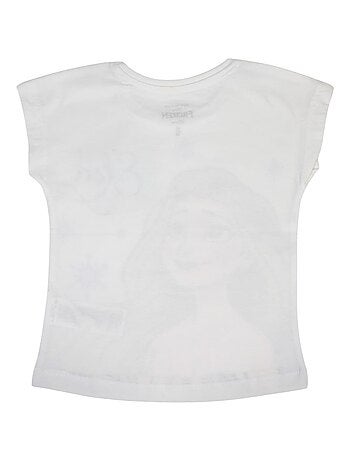 Disney - T-shirt imprimé La Reine Des Neiges en coton