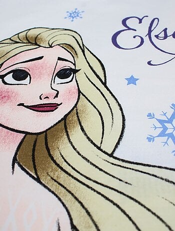 Disney - T-shirt imprimé La Reine Des Neiges en coton