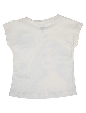 Disney - T-shirt imprimé La Reine Des Neiges en coton