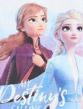 Disney - T-shirt imprimé La Reine Des Neiges en coton