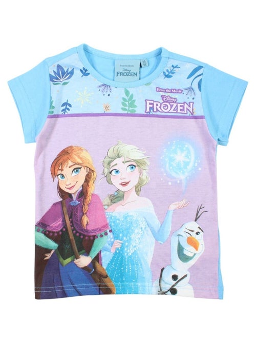 Disney - T-shirt imprimé La Reine Des Neiges en coton - Kiabi