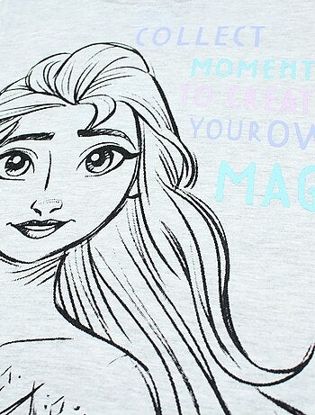Disney - T-shirt imprimé La Reine Des Neiges en coton
