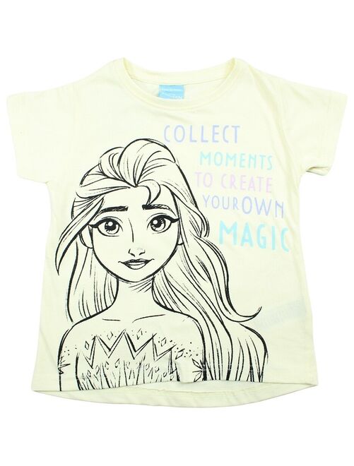 Disney - T-shirt imprimé La Reine Des Neiges en coton - Kiabi