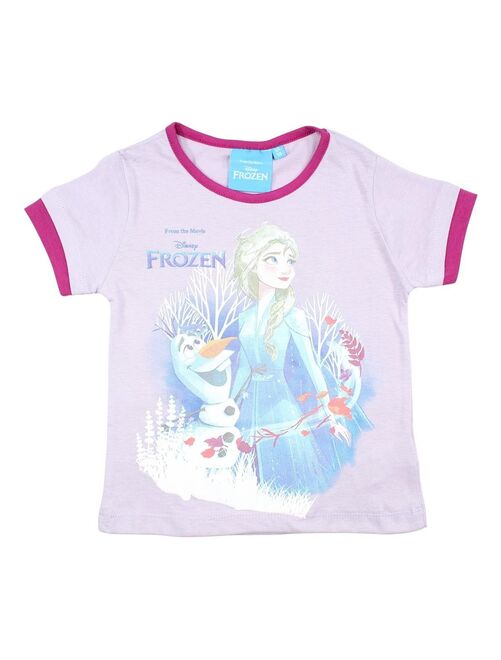 Disney - T-shirt imprimé La Reine Des Neiges en coton - Kiabi