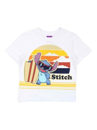 Disney - T-shirt imprimé Lilo Et Stitch en coton