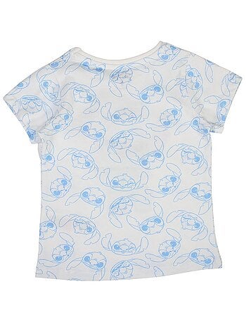 Disney - T-shirt imprimé Lilo Et Stitch en coton