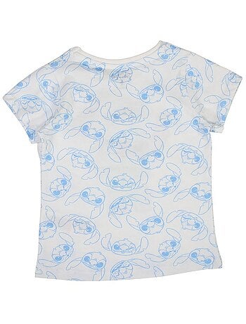 Disney - T-shirt imprimé Lilo Et Stitch en coton