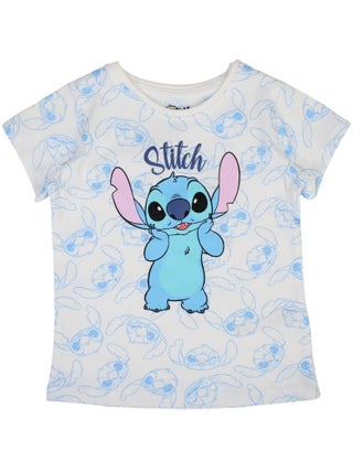 Disney - T-shirt imprimé Lilo Et Stitch en coton