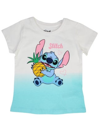 Disney - T-shirt imprimé Lilo Et Stitch en coton