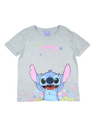 Disney - T-shirt imprimé Lilo Et Stitch en coton