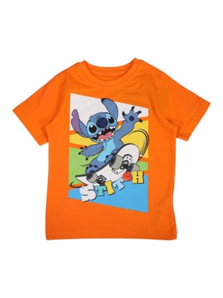 Disney - T-shirt imprimé Lilo Et Stitch en coton