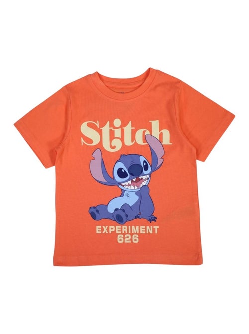 Disney - T-shirt imprimé Lilo Et Stitch en coton - Kiabi