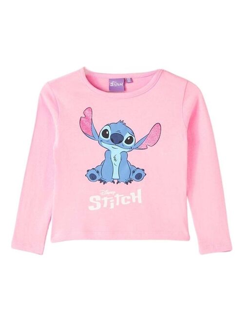 Disney - T-shirt imprimé Lilo Et Stitch en coton - Kiabi