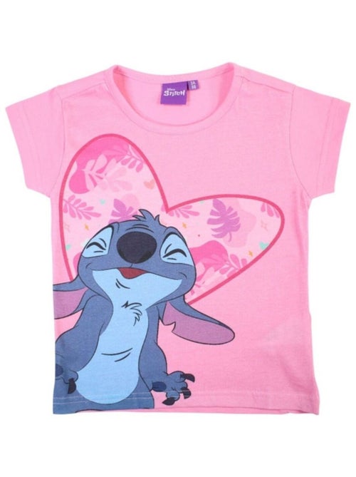 Disney - T-shirt imprimé Lilo Et Stitch en coton - Kiabi