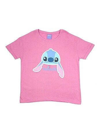 Disney - T-shirt imprimé Lilo Et Stitch en coton