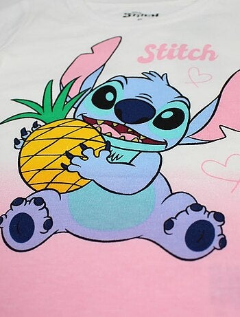 Disney - T-shirt imprimé Lilo Et Stitch en coton